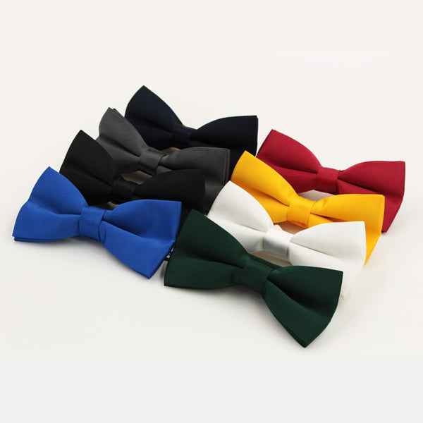 Classic Solid Color Bow Tie