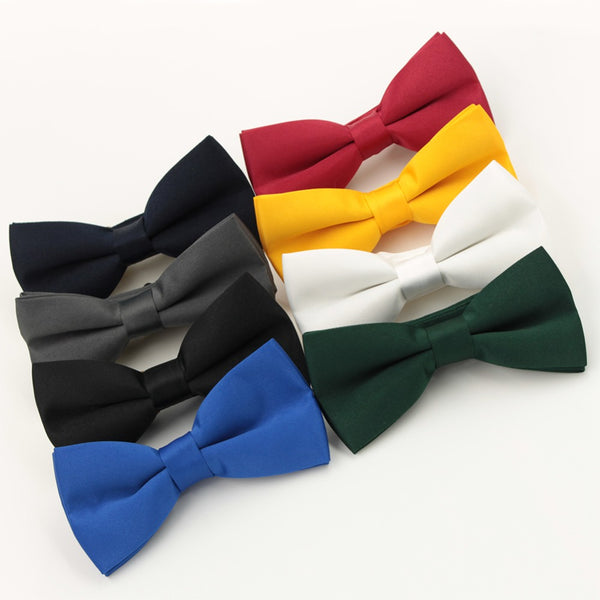 Classic Solid Color Bow Tie