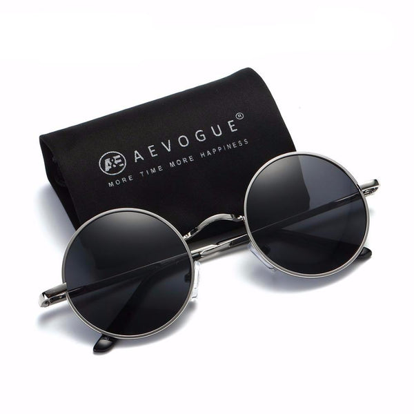 Round Polarized Sunglasses for Men