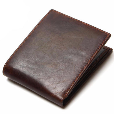 Natural Genuine Leather Men's Wallet
