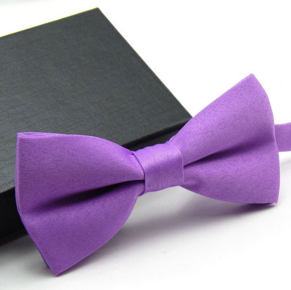 Classic Solid Color Bow Tie